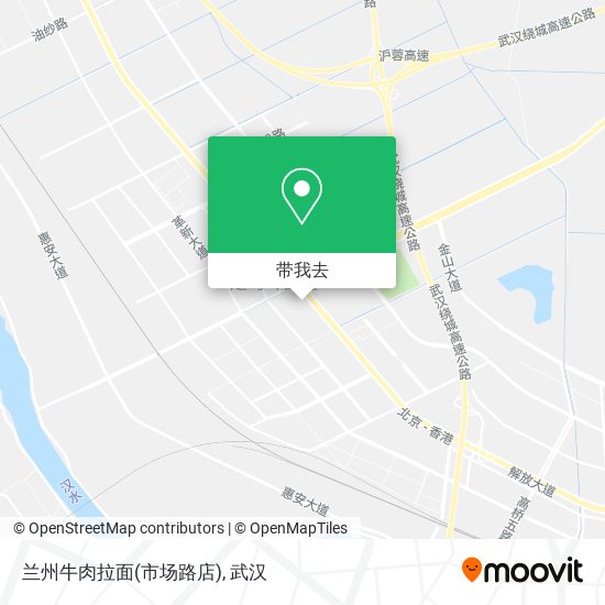 兰州牛肉拉面(市场路店)地图