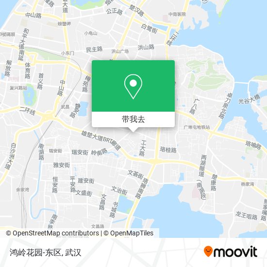鸿岭花园-东区地图