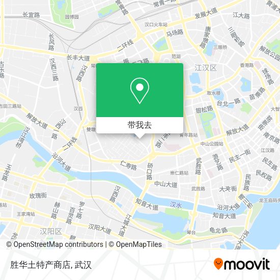 胜华土特产商店地图