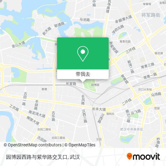 园博园西路与紫华路交叉口地图