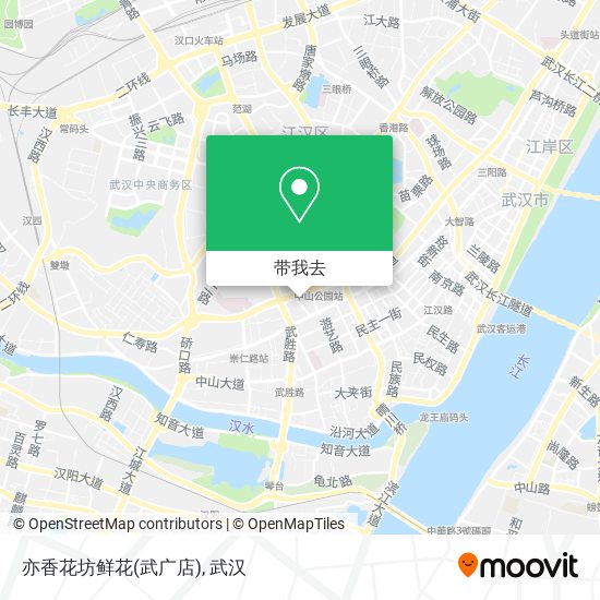亦香花坊鲜花(武广店)地图