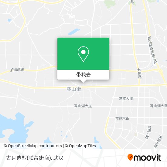 古月造型(联富街店)地图