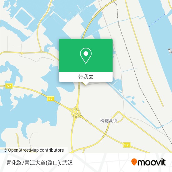 青化路/青江大道(路口)地图