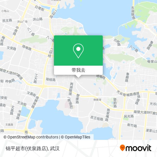 锦平超市(伏泉路店)地图