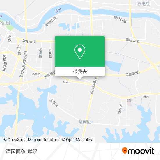 谭园面条地图