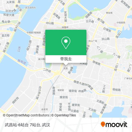 武昌站-6站台 7站台地图