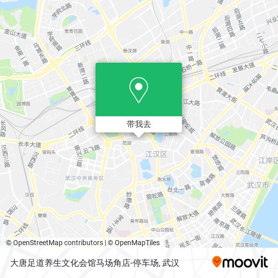 大唐足道养生文化会馆马场角店-停车场地图