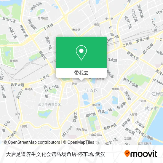 大唐足道养生文化会馆马场角店-停车场地图