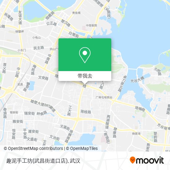 趣泥手工坊(武昌街道口店)地图