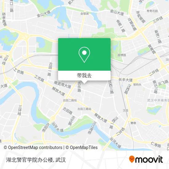 湖北警官学院办公楼地图