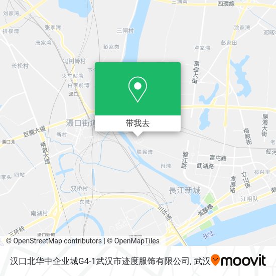 汉口北华中企业城G4-1武汉市迹度服饰有限公司地图