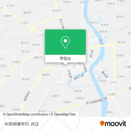 向阳精修车行地图