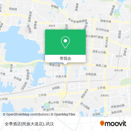 全季酒店(民族大道店)地图