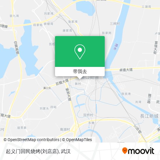 起义门回民烧烤(刘店店)地图