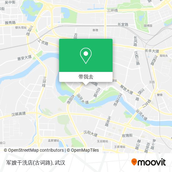 军嫂干洗店(古词路)地图