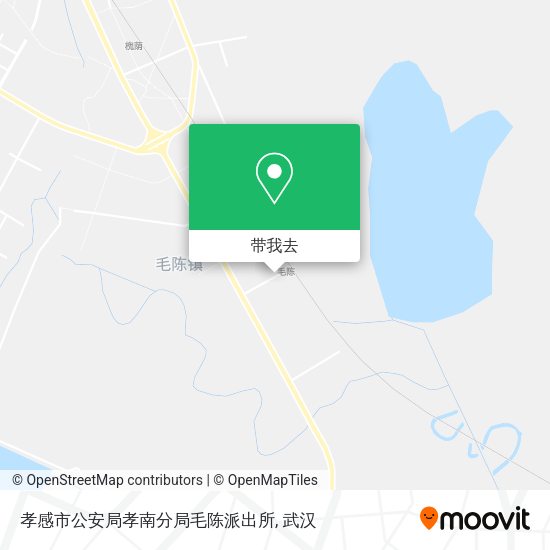 孝感市公安局孝南分局毛陈派出所地图