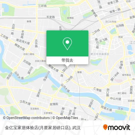 金亿宝家居体验店(月星家居硚口店)地图