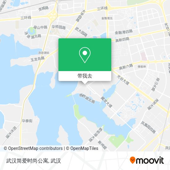 武汉简爱时尚公寓地图