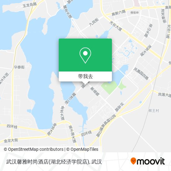 武汉馨雅时尚酒店(湖北经济学院店)地图