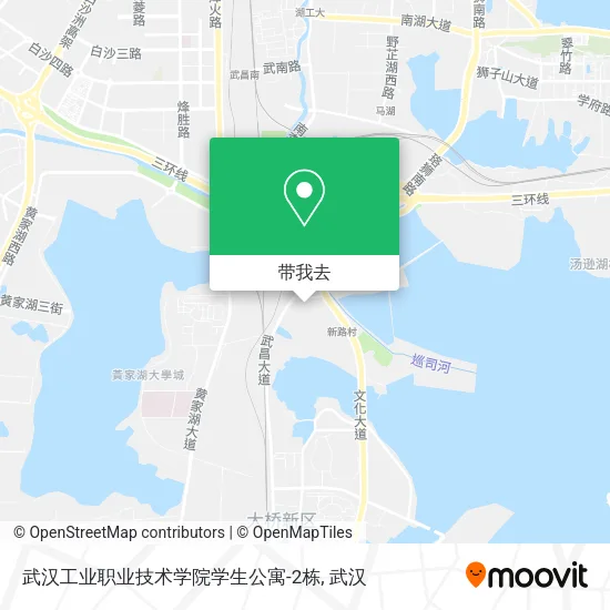 武汉工业职业技术学院学生公寓-2栋地图