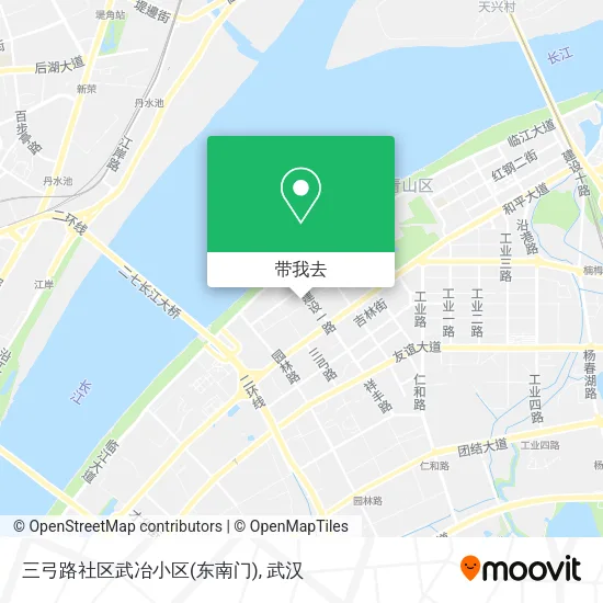 三弓路社区武冶小区(东南门)地图