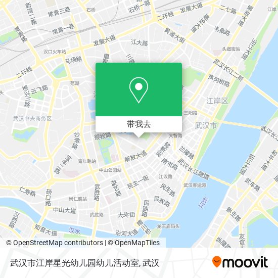 武汉市江岸星光幼儿园幼儿活动室地图