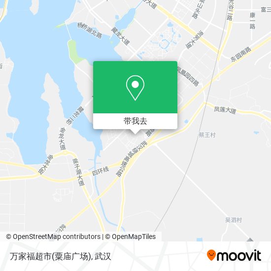 万家福超市(粟庙广场)地图