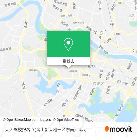 天天驾校报名点(磨山新天地一区东南)地图