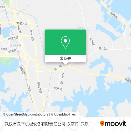 武汉市良平机械设备有限责任公司-东南门地图