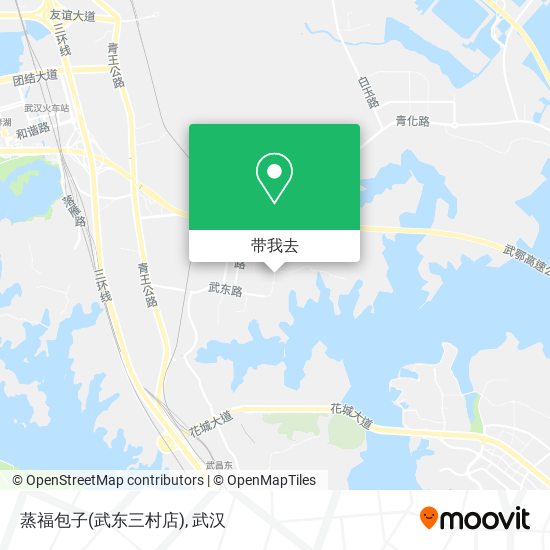 蒸福包子(武东三村店)地图