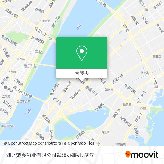湖北楚乡酒业有限公司武汉办事处地图