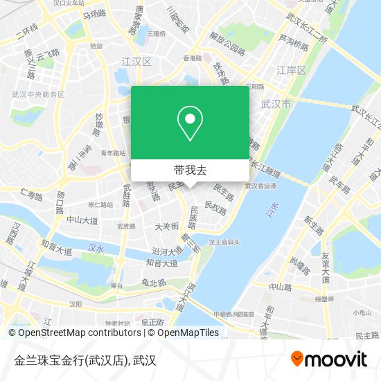 金兰珠宝金行(武汉店)地图
