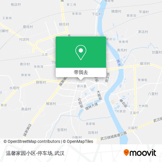 温馨家园小区-停车场地图