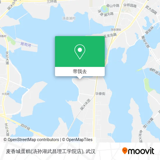 麦香城蛋糕(汤孙湖武昌理工学院店)地图