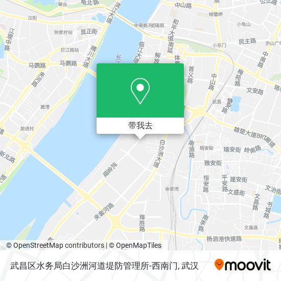 武昌区水务局白沙洲河道堤防管理所-西南门地图