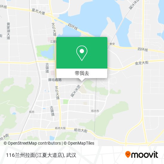 116兰州拉面(江夏大道店)地图