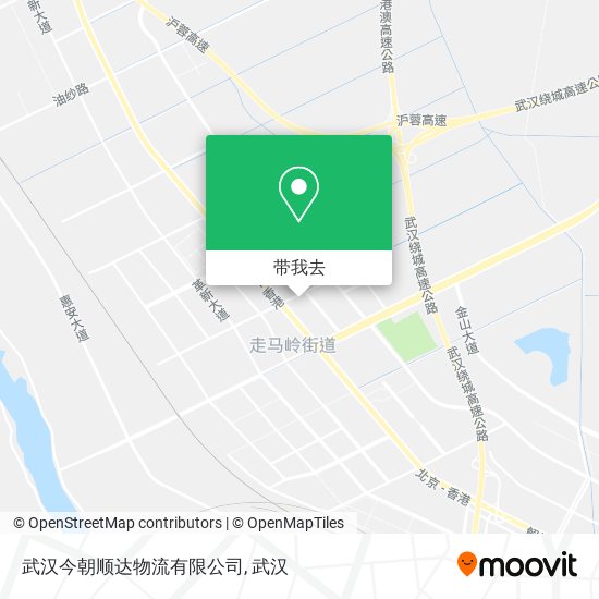 武汉今朝顺达物流有限公司地图