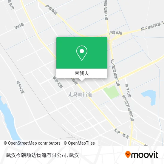 武汉今朝顺达物流有限公司地图