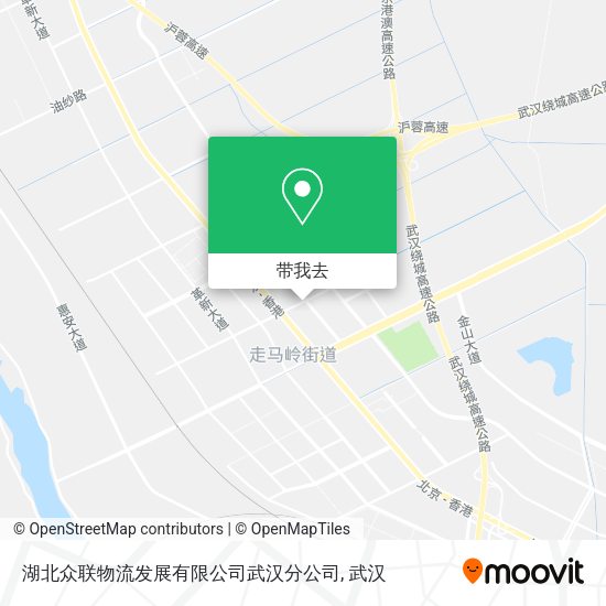湖北众联物流发展有限公司武汉分公司地图