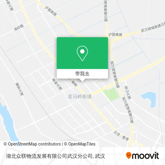 湖北众联物流发展有限公司武汉分公司地图