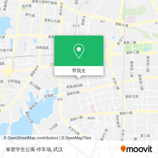 泰塑学生公寓-停车场地图