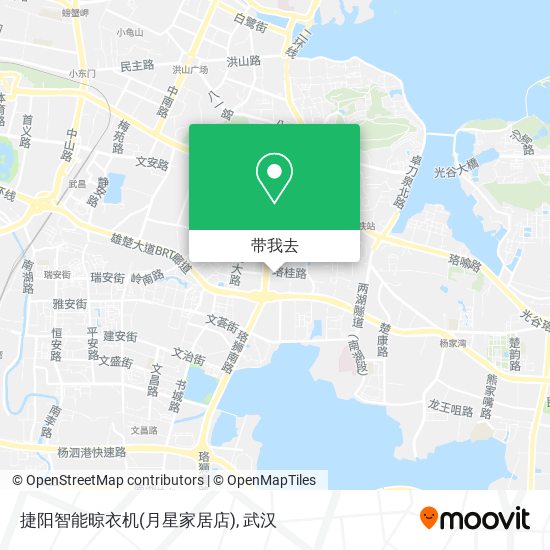 捷阳智能晾衣机(月星家居店)地图