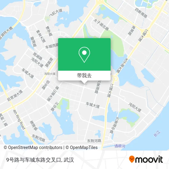 9号路与车城东路交叉口地图