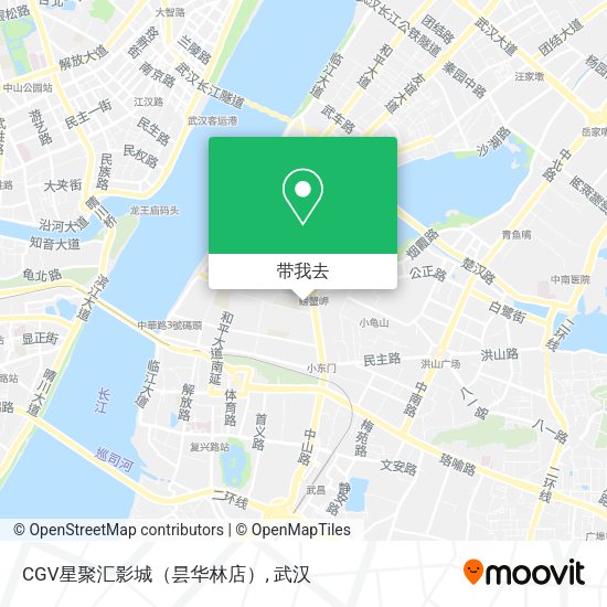 CGV星聚汇影城（昙华林店）地图