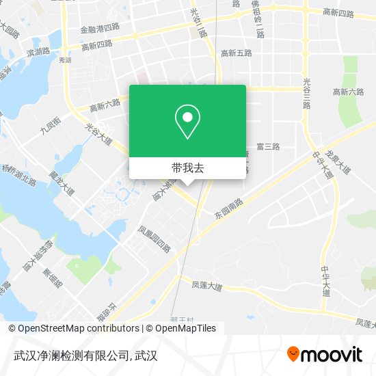 武汉净澜检测有限公司地图