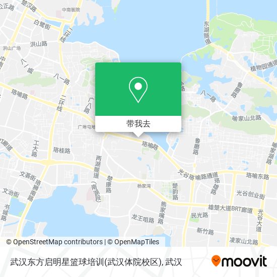 武汉东方启明星篮球培训(武汉体院校区)地图