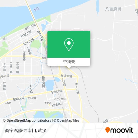 商宇汽修-西南门地图