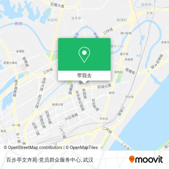 百步亭文卉苑-党员群众服务中心地图