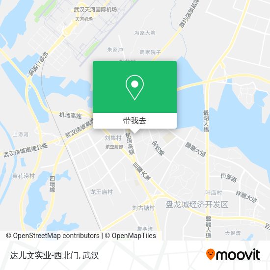 达儿文实业-西北门地图