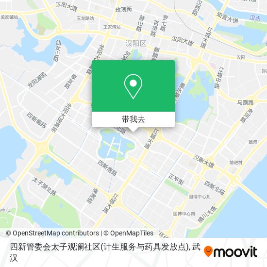 四新管委会太子观澜社区(计生服务与药具发放点)地图